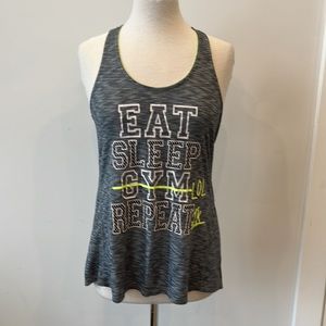 #EVCR “Eat Sleep Gym Repeat JK” Tank Top - Large